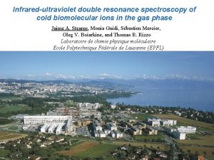 Infraredultraviolet double resonance spectroscopy of cold biomolecular ions