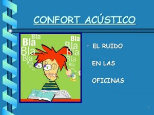 CONFORT ACSTICO EL RUIDO EN LAS OFICINAS 1