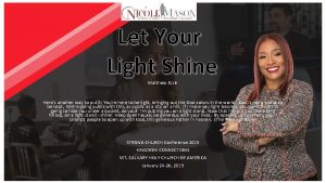 Let Your Light Shine Matthew 5 16 Heres