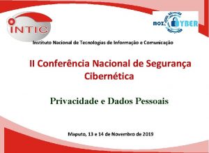 Instituto Nacional de Tecnologias de Informao e Comunicao