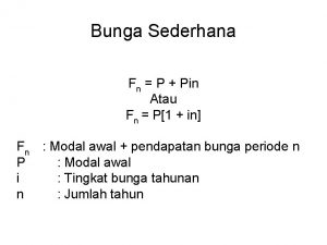 Bunga Sederhana Fn P Pin Atau Fn P1