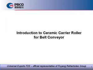 Introduction to Ceramic Carrier Roller for Belt Conveyor