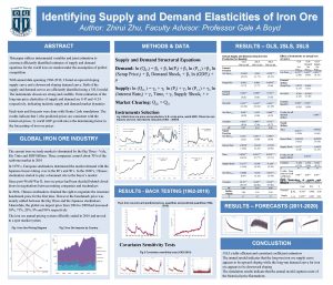 Identifying Supply and Demand Elasticities of Iron Ore