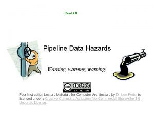 Read 4 8 Pipeline Data Hazards Warning warning