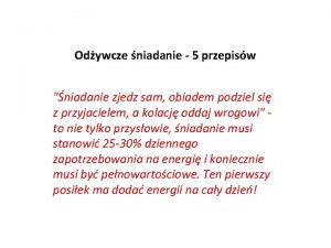 Odywcze niadanie 5 przepisw niadanie zjedz sam obiadem