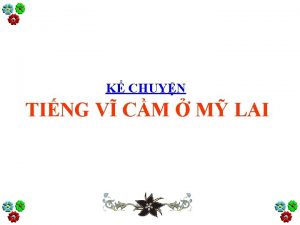 K CHUYN TING V CM M LAI Thn