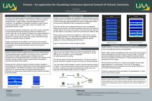 Pensive An application for Visualizing Continuous Spectral Content