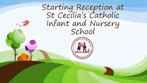 Starting Reception at St Cecilias Catholic Infant and