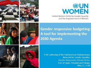 Gender responsive budgeting A tool www onumujeresecuador org