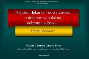 Posiedzenie Plenarne Rady Naukowej przy Ministrze Zdrowia 19