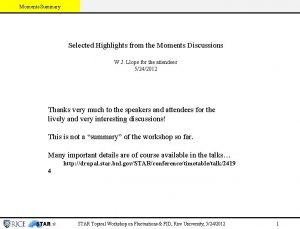 Moments Summary Click to edit Master subtitle style