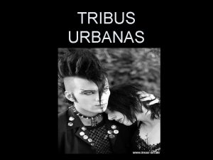 TRIBUS URBANAS Qu son Tribus urbanas son aquellas