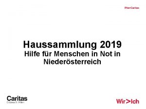 Haussammlung 2019 Hilfe fr Menschen in Not in