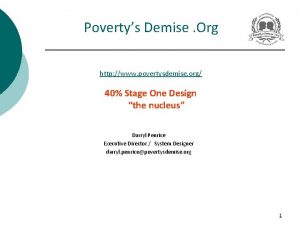 Povertys Demise Org http www povertysdemise org 40