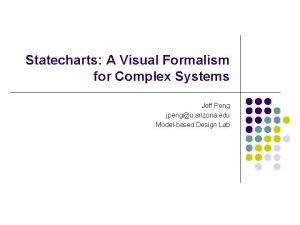 Statecharts A Visual Formalism for Complex Systems Jeff