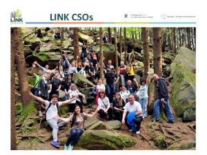 LINK CSOs LINK CSO GRANTS Project Life Cycle