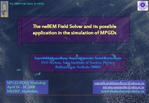 The ne BEM Field Solver for MPGDs The