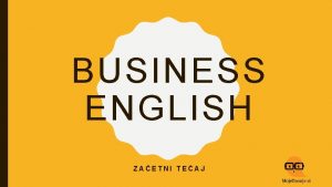 BUSINESS ENGLISH ZAETNI TEAJ READING NUMBERS AND LETTERS