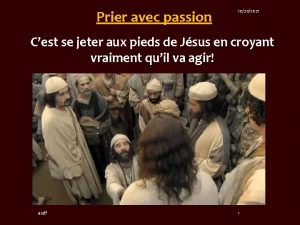 Prier avec passion 10202021 Cest se jeter aux