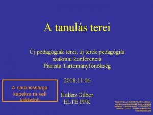 A tanuls terei j pedaggik terei j terek