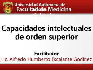 Universidad Autnoma de Sinaloa Facultad de Medicina Culiacn