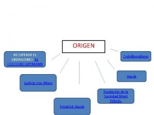 ORIGEN RECUPERAR EL LIBERALISMO EL COLOQUIO LIPPMANN Ordoliberalismo