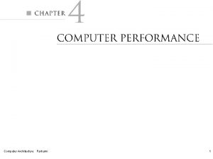 Computer Architecture Parhami 1 Table 4 1 Key