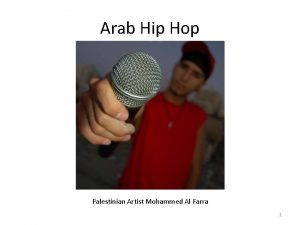 Arab Hip Hop Palestinian Artist Mohammed Al Farra