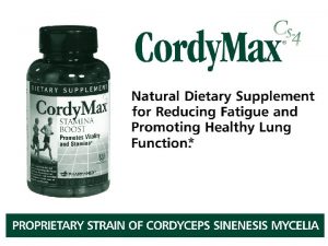 Wild Cordyceps sinensis Clinical Research Studies Cs4 Health