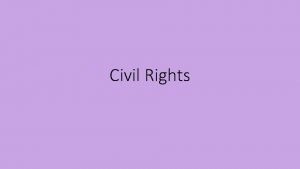 Civil Rights Segregation Plessy v Ferguson 1896 Supreme