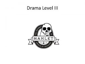 Drama Level III William Shakespeare Brief Biography Date