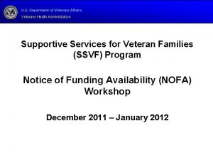 U S Department of Veterans Affairs Veterans Health