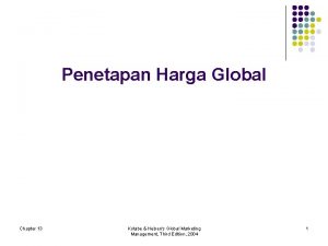 Penetapan Harga Global Chapter 13 Kotabe Helsens Global