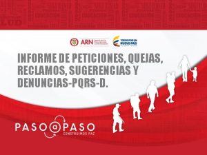 INFORME DE PETICIONES QUEJAS RECLAMOS SUGERENCIAS Y DENUNCIASPQRSD