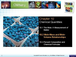 10 2 MoleMass and Mole Volume Relationships Chapter