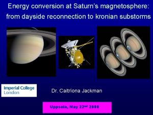 Energy conversion at Saturns magnetosphere from dayside reconnection