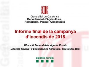 Informe final de la campanya dincendis de 2018