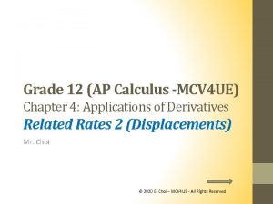 Grade 12 AP Calculus MCV 4 UE Chapter