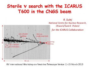 Sterile n search with the ICARUS T 600