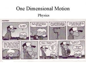 One Dimensional Motion Physics Scalar Quantity with magnitude
