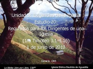 Unidad 5 Exigencias de la Iglesia Estudio 20