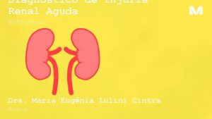 Diagnstico de Injria Renal Aguda Nefrologia Dra Maria