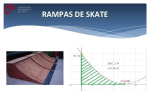 RAMPAS DE SKATE MATEMTICA BSICA I Inecuaciones lineales