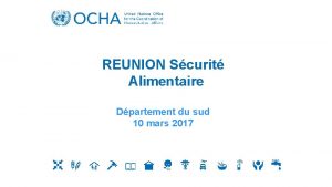 REUNION Scurit Alimentaire Dpartement du sud 10 mars