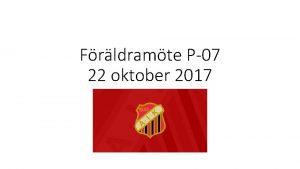 Frldramte P07 22 oktober 2017 Bild Agenda Vision