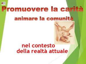 nel contesto della realt attuale 1 I Parte