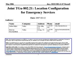 May 2006 doc IEEE 802 11 070 xxxr