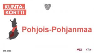 PohjoisPohjanmaa 25 9 2020 Vestrakenne 25 9 2020