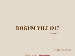 DOUM YILI 1917 belgesel ses dmesini aabilirsiniz d