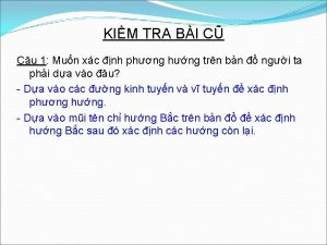 KIM TRA BI C Cu 1 Mun xc